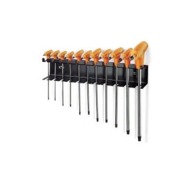 SERIE DI 11 CHIAVI MASCHIO PIEGATE CON IMPUGNATURA PER VITI CON IMPRONTA TORX® CROMATE ART. 97TTX/SP11   