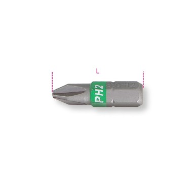 INSERTI COLORATI PER AVVITATORI PER VITI CON IMPRONTA A CROCE PHILIPS® PH 0 ART. 860PH   