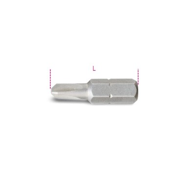 INSERTI PER AVVITATORI PER VITI CON IMPRONTA TRI-WING® 1/4 L mm 25 GR 2 ART. 861TRW   