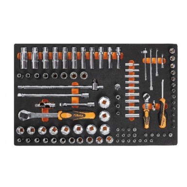 TERMOFORMATO MORBIDO CON ASSORTIMENTO DI 98 UTENSILI BETA M100