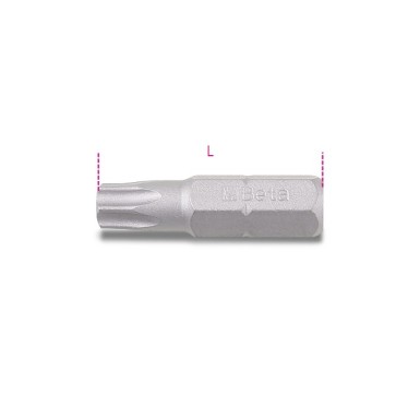 INSERTI PER AVVITATORI PER VITI CON IMPRONTA TAMPER RESISTANT TORX® 5/16 T50 ART. 866RTX   