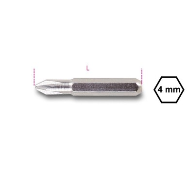 INSERTI 4 MM PER VITI CON IMPRONTA PHILLIPS® PH 00 ART. 1256PH   