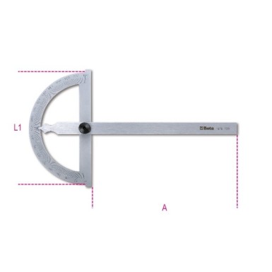 Goniometri semplici in acciaio inossidabile A ~ 200 art. 1676