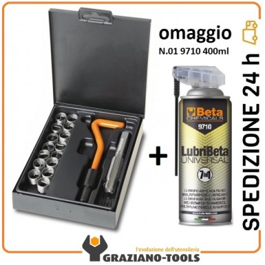 KIT RIPRISTINO FILETTATURA CANDELE BETA 437C   