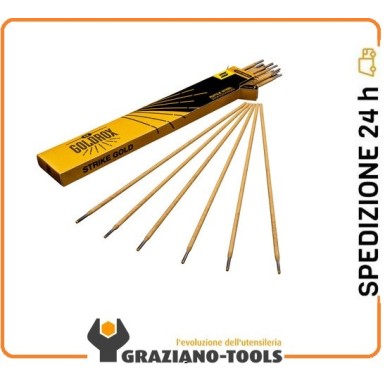 ESAB GOLDROX 2,5X300 ELETTRODO RUTILE MULTIPOSIZIONE CONF. 140 PZ