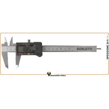 Calibro digitale BORLETTI di precisione 150 mm Borletti CDJB15