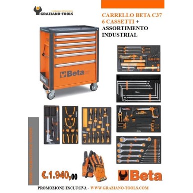 Carrello Beta C37 + assortimento industrial