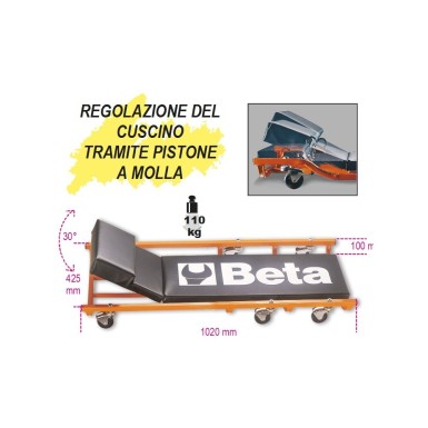 Lettino Sottomacchina - Beta 3000L