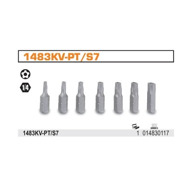 Serie Di Inserti Pentalobati 1/4- Beta 1483KV-PT/S7