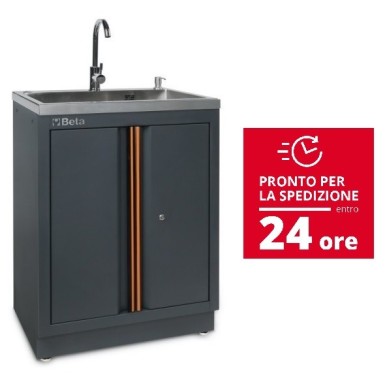 Modulo Fisso Con Lavandino Integrato Per Arredo Officina C45PRO - Beta C45PRO ML