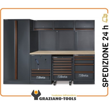 Combinazione Arredo Officina C45PRO - Beta C45PRO HW