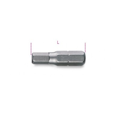 INSERTI MASCHIO ESAGONALI 1/4-L25 861PE 2