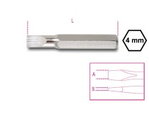 Inserti 4 mm per viti a testa con intaglio art. 1256LP